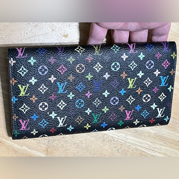 Louis Vuitton 2006 Multicolored Monogram Pattern Sarah Wallet - Picture 3 of 12